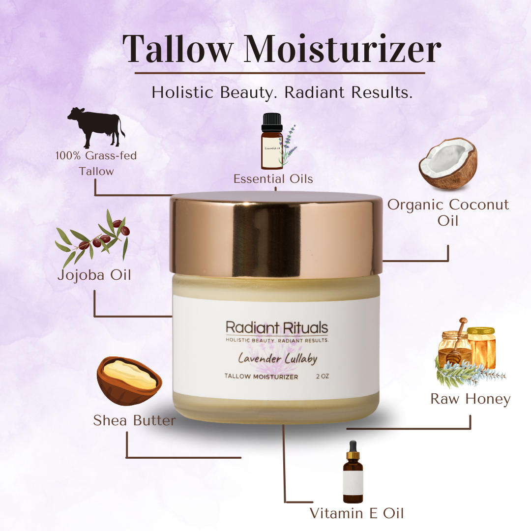 Lavender Lullaby Beef Tallow Moisturizer