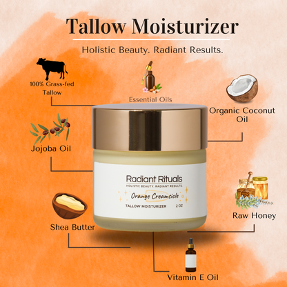 Orange Creamsicle Beef Tallow Moisturizer